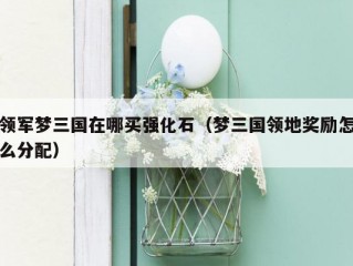 领军梦三国在哪买强化石（梦三国领地奖励怎么分配）