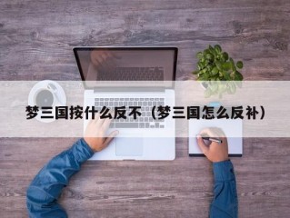 梦三国按什么反不（梦三国怎么反补）