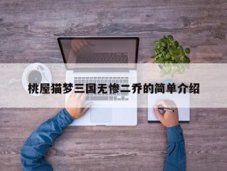 桃屋猫梦三国无惨二乔的简单介绍